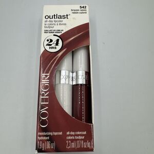 Brand New Covergirl Outlast All Day Lip Color 542‎ Brazen Raisin